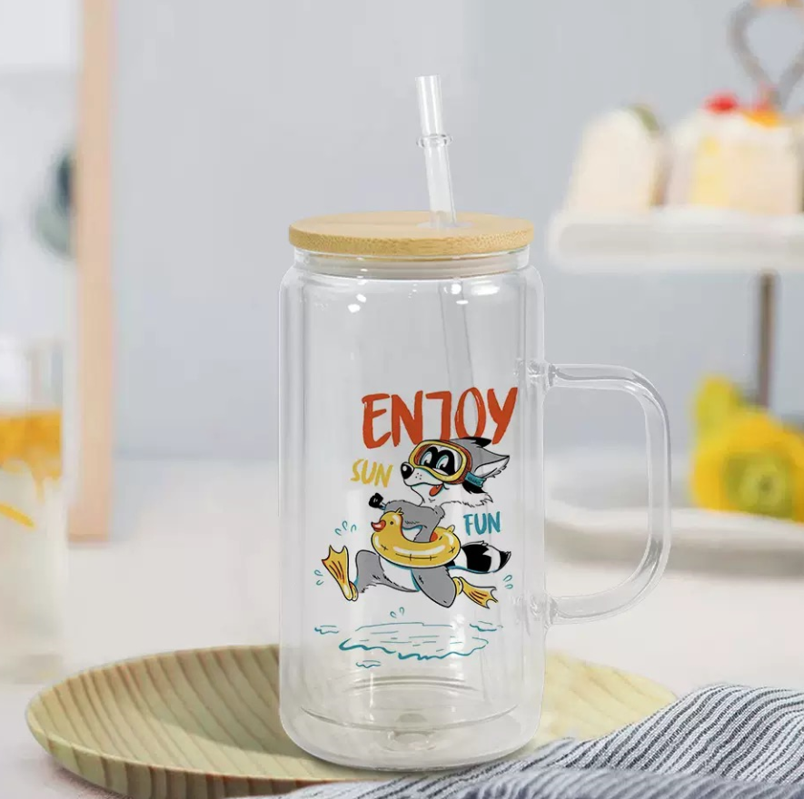 Zella 16oz snow globe with handle US Warehouse