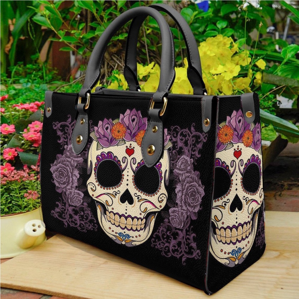 Zella Tote Bag skeleton cosmetic bag for Halloween
