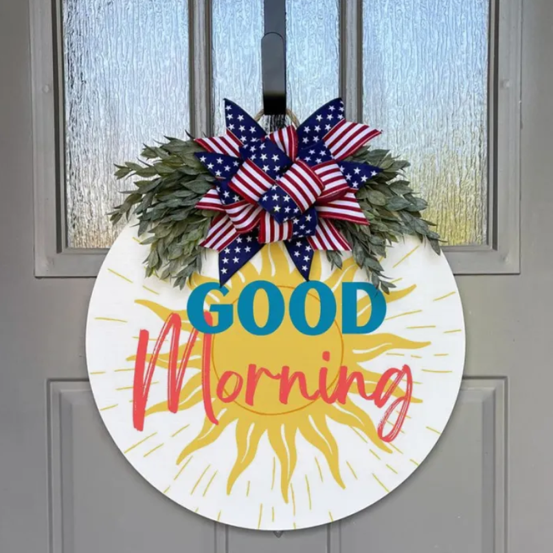 Zella China Warehouse 30pcs 12 in MDF Sublimation Round Door Hanger