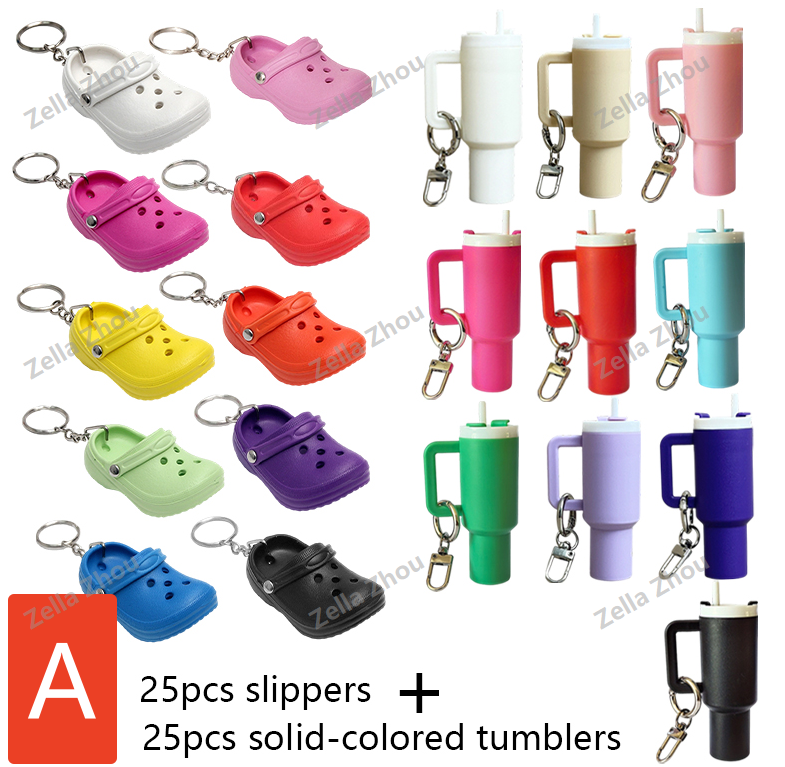 Zella  40oz Tumbler keychain mixed types US Warehouse