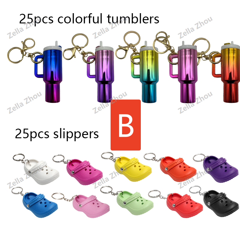 Zella  40oz Tumbler keychain mixed types US Warehouse