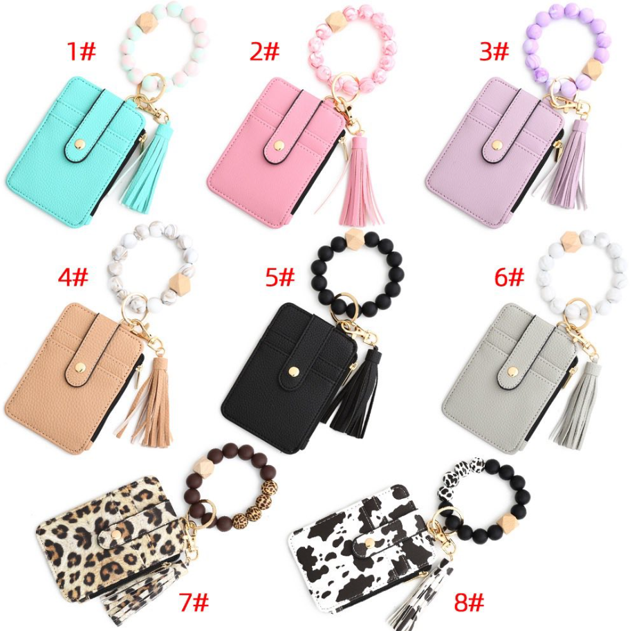 Zella New Arrivals Valentine's Day Silicone Bracelet Come With PU Leather Purse