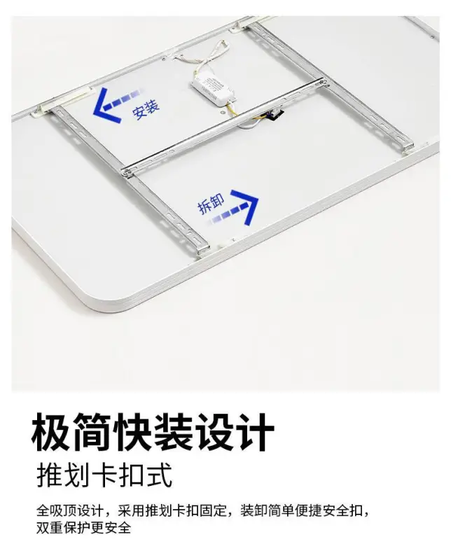 GT0301001-36W High quality level optical and health care LED slim panel  for indoor home lighting