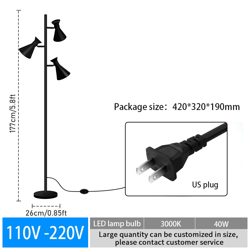 Rotatable Floor Lamp for decoration and reading