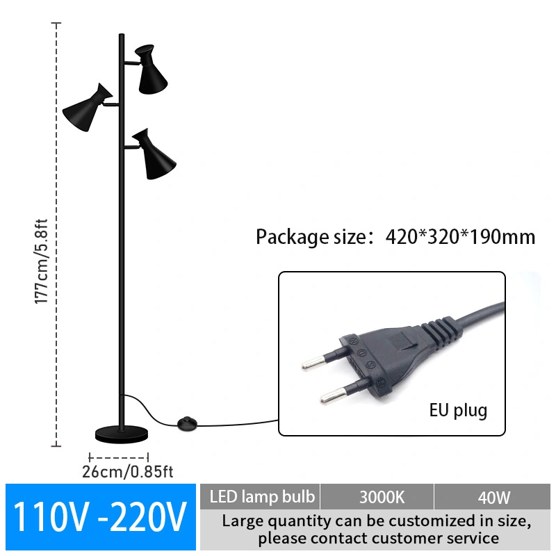 Rotatable Floor Lamp for decoration and reading
