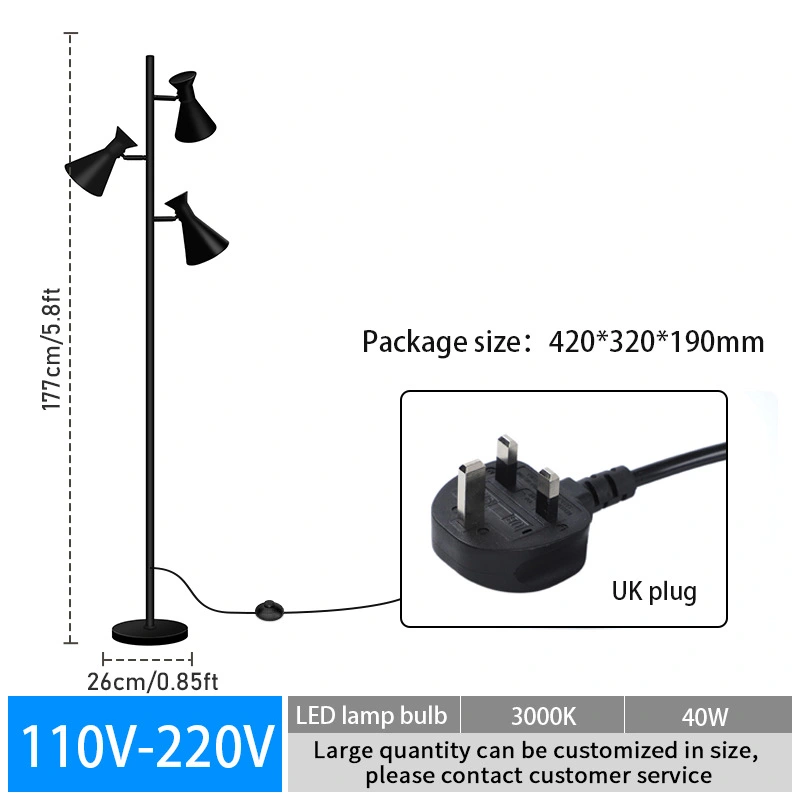 Rotatable Floor Lamp for decoration and reading