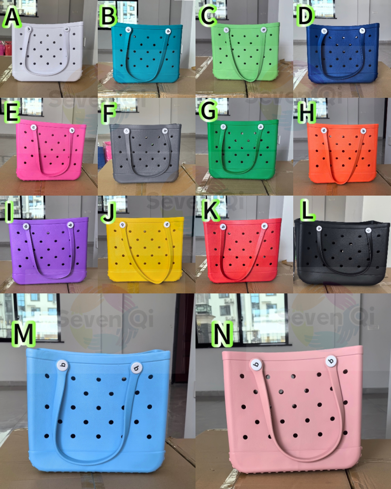 Rubber Shoudler Tote Beach Bag EVA Bag