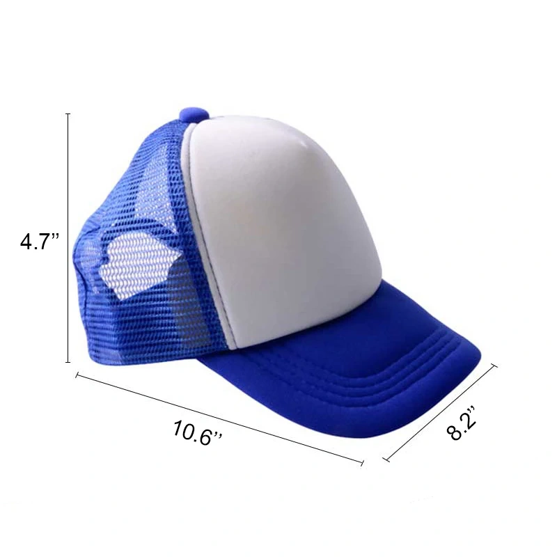 Wholesale Sublimation Blank Trucker Cap Custom Logo Sport Baseball Mesh Foam Hat Trucker cap