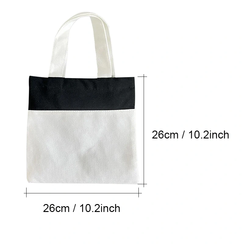 Custom Halloween Trick Treat Bag Sublimation Candy Polyester Halloween Tote Bags with Handle