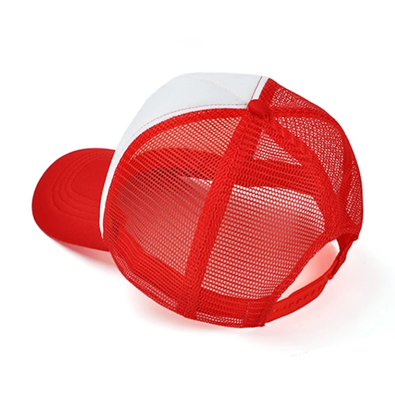 Wholesale Sublimation Blank Trucker Cap Custom Logo Sport Baseball Mesh Foam Hat Trucker cap
