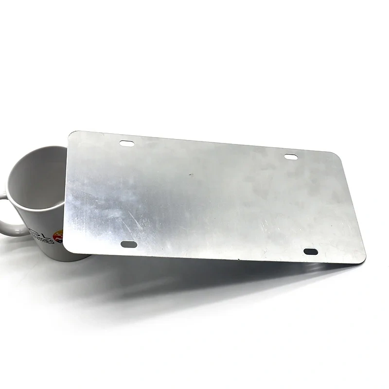 High Quality Custom Logo Sublimation Blank Aluminum Car License Plate