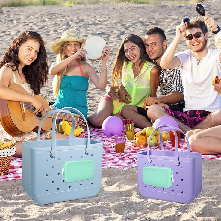 Waterproof Silicone Mobile Cell Phone Holder Storage Bag for EAV Bogg Beach Bag Accessories