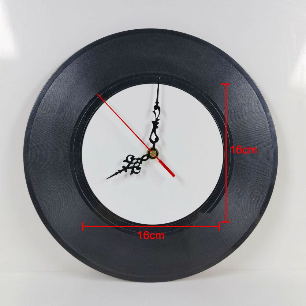 Round Shape Wooden MDF Phonogram Sublimation Blanks Clock