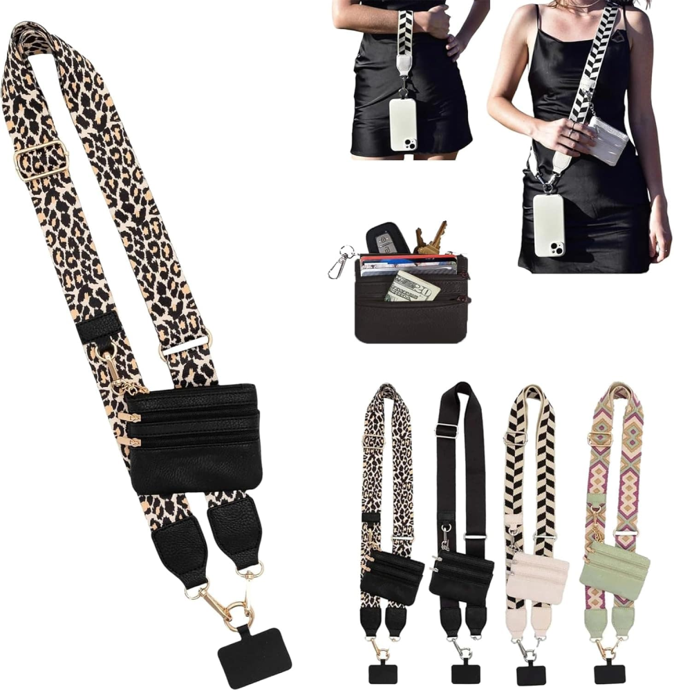 Crossbody phone shoulder with wallets card bag