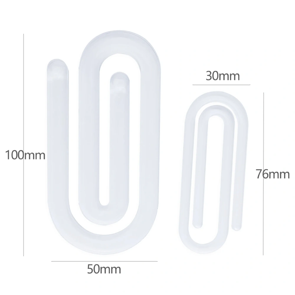 New hot selling Large size sublimation Acrylic paper clip customized acrylic bookmark blanks