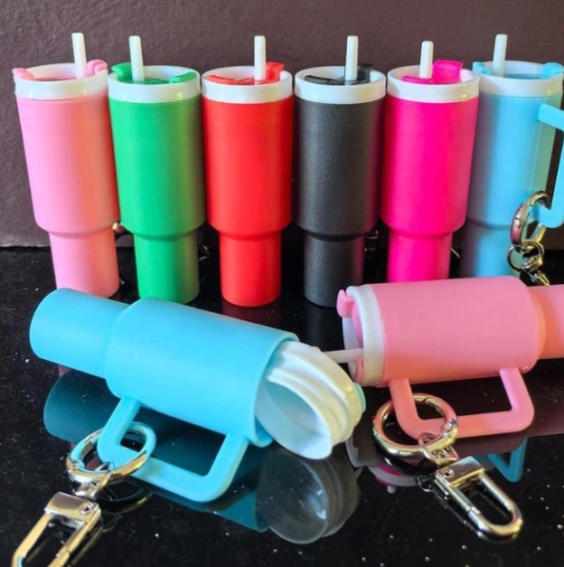 cup shape keychain and wraps combo