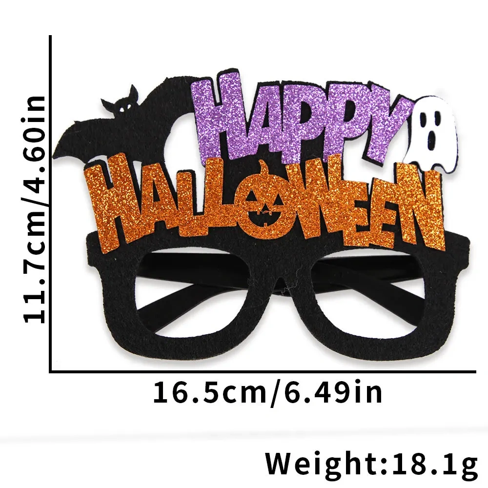 Halloween Party Glasses Pumpkin Ghost Children Adult Ghost Festival Party Decoration LED Lights Glowing Glasses