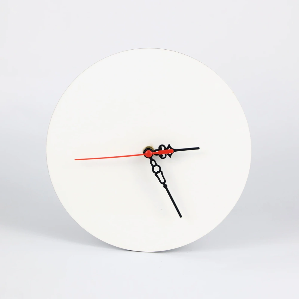 Warehouses Clock Medium Density Composite Board Sublimation Blank Clock and Heat Transfer Wall Clock for Gifts