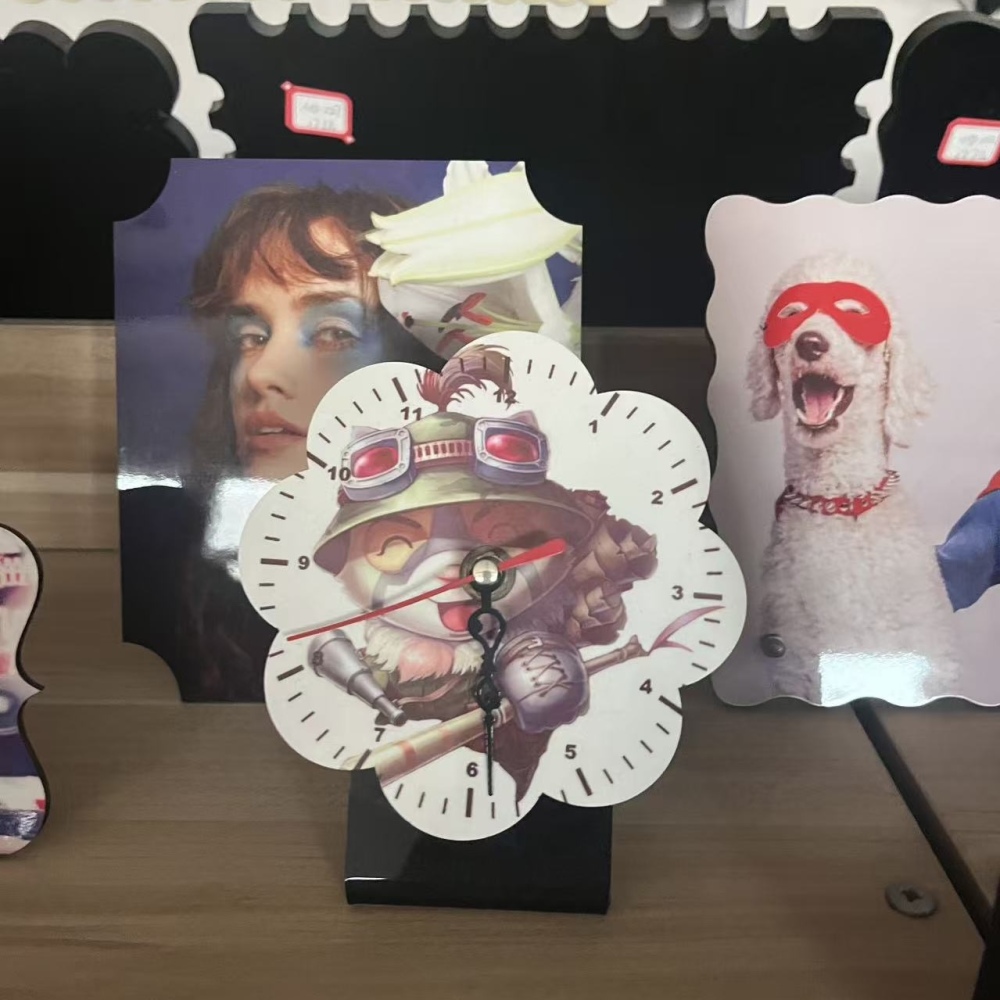 Sublimation Mdf Photo Frame Blank Clock