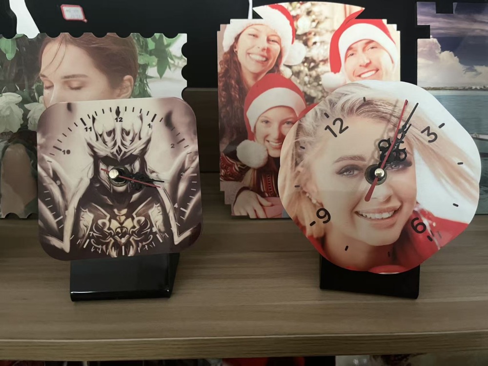 Sublimation Mdf Photo Frame Blank Clock