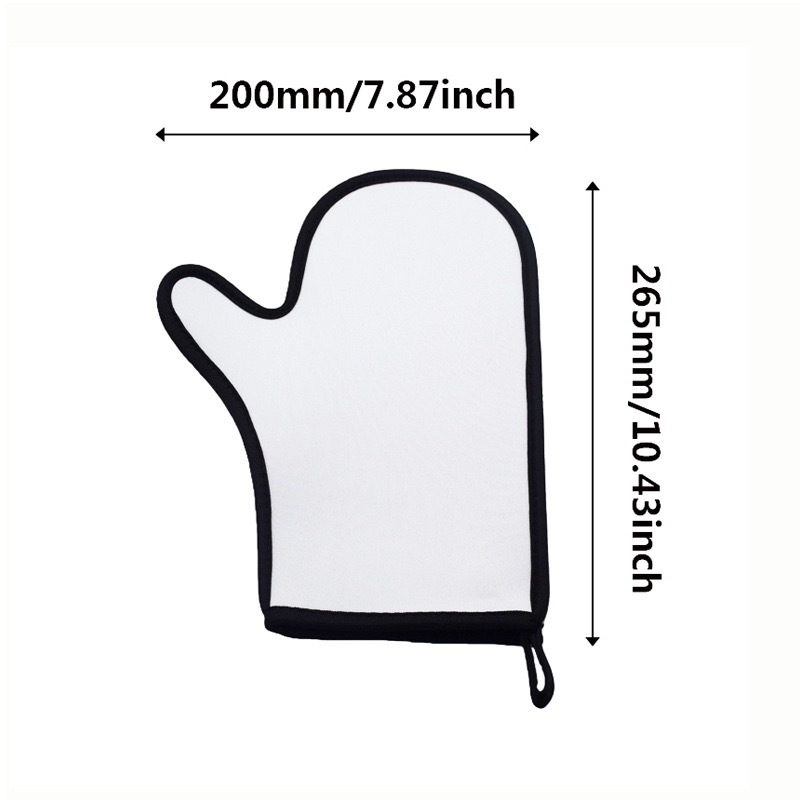 Sublimation Blank Heat Resistant Thermal Transfer Customization Kitchen BBQ Oven Glove