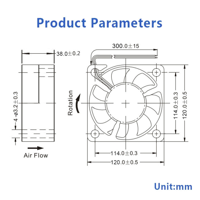 HXA12038 AC Axial Fans