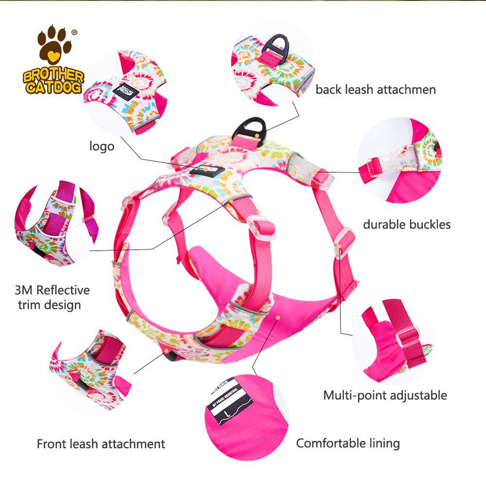 Professional Custom Polyester Dog Harness & Personalized Pet Harness