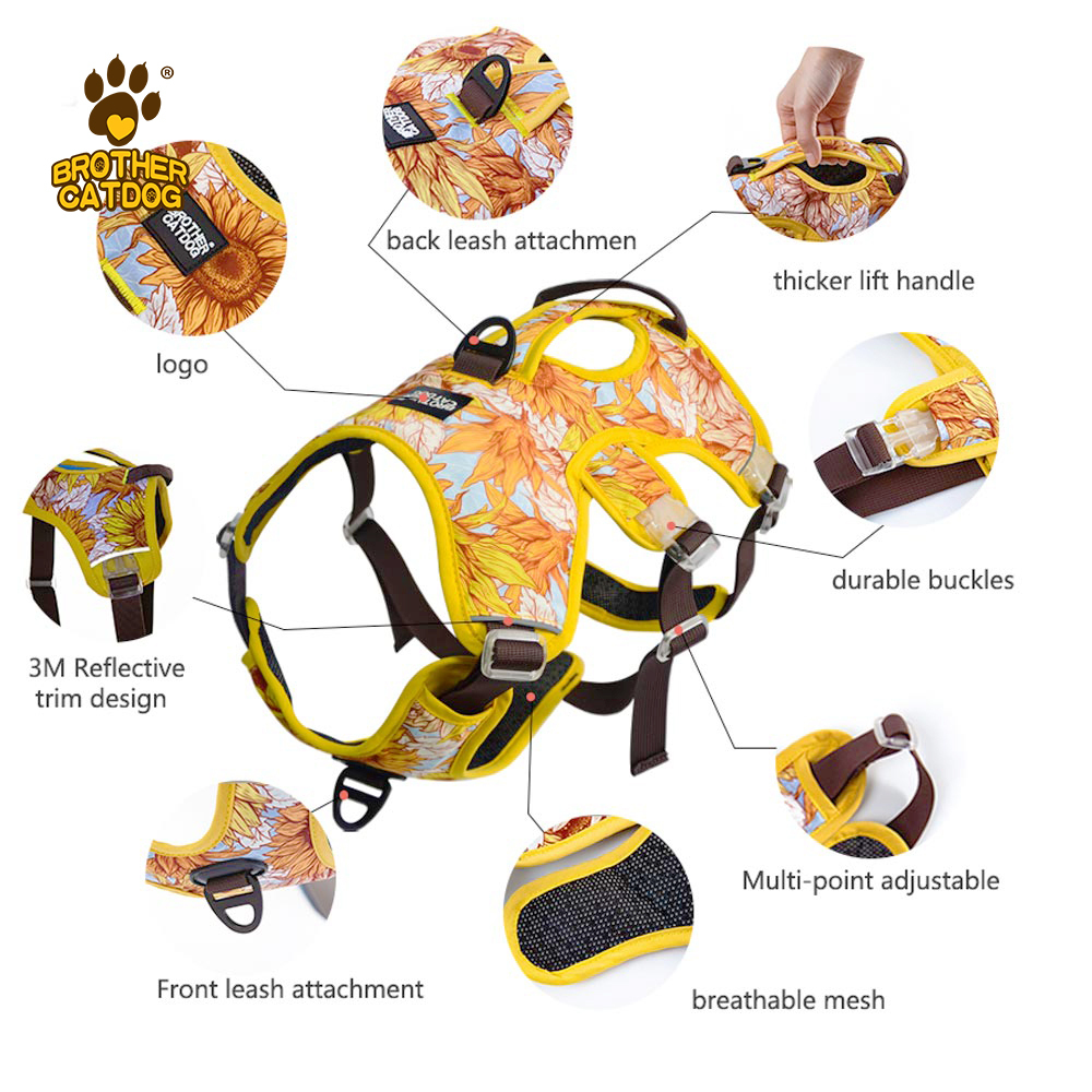 Custom Dog Harness -Personalized For Comfort / wholesale pet supplies