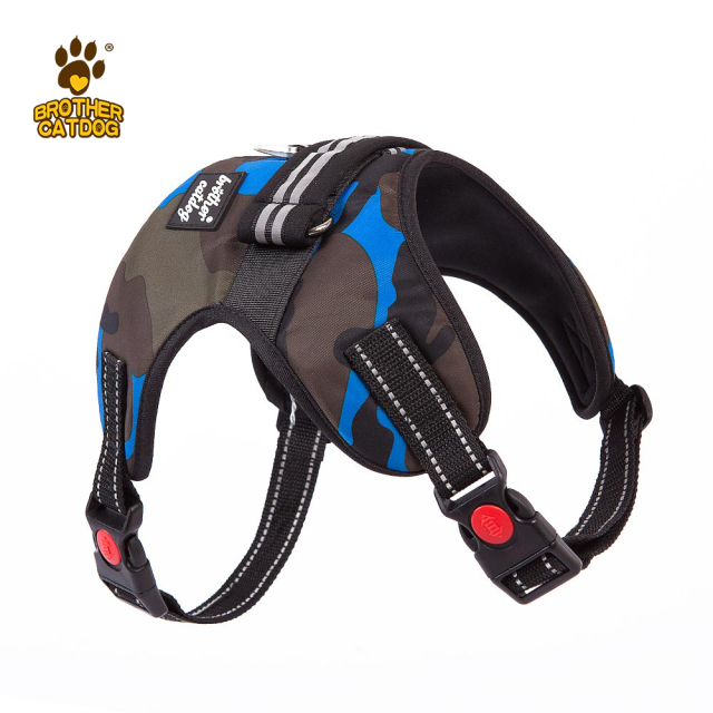 Manufacturer Wholesale Custom logo Breathable Dog Harness with Reflective Stripe / Made in Brother cat dog