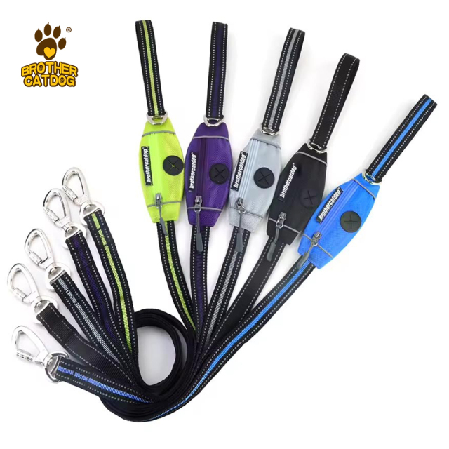 Customizable Dog Leashes / Dog Gear / Dog Leashes with bag / Hands free dog leash