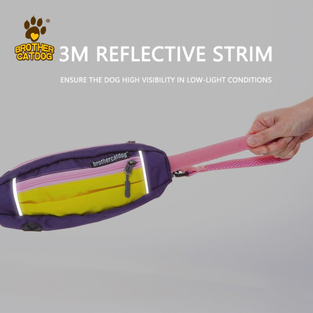 Dog Running Leash / Hands free dog leash / Reflective dog collars and leashes