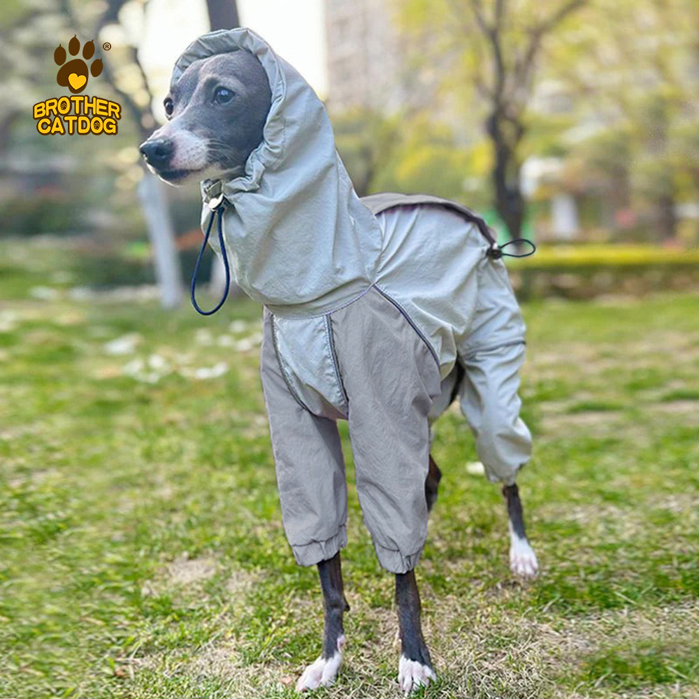 Waterproof Nylon Half Leg Dog Trouser Suit Dog Coat / Big Dog Clothes