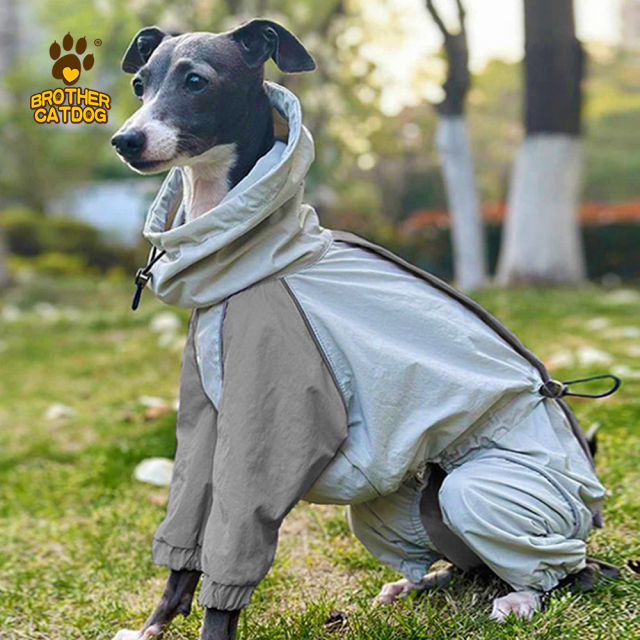 Waterproof Nylon Half Leg Dog Trouser Suit Dog Coat / Big Dog Clothes
