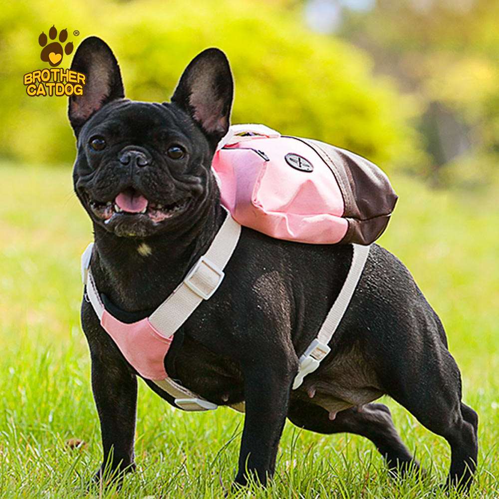 Outdor Travel Dog Backpack for Small dogs / Breathable walking French Bulldog carrier Bags Accessories / Pet Supplies