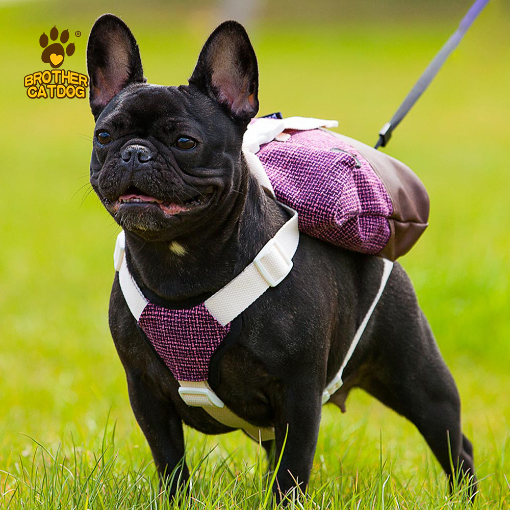 Outdor Travel Dog Backpack for Small dogs / Breathable walking French Bulldog carrier Bags Accessories / Pet Supplies