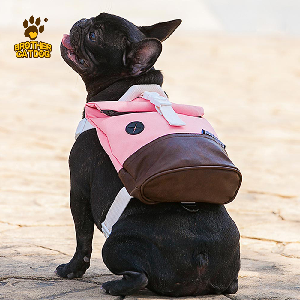 Outdor Travel Dog Backpack for Small dogs / Breathable walking French Bulldog carrier Bags Accessories / Pet Supplies