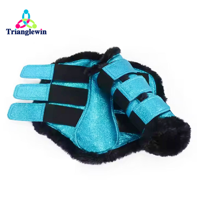 Equine Supplier Horse Accessories  Horse Splint Boots Custom Horse Fly Boots Horse Riding Supplies