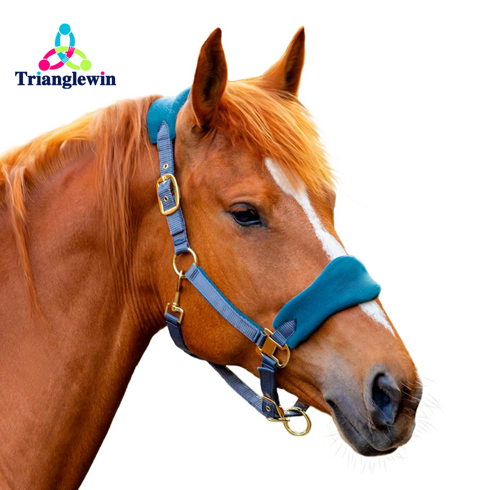 Custom Equestrian Supplies Horse Equipment Polypropylene Available Horse Halter with lead Rope in All colors
