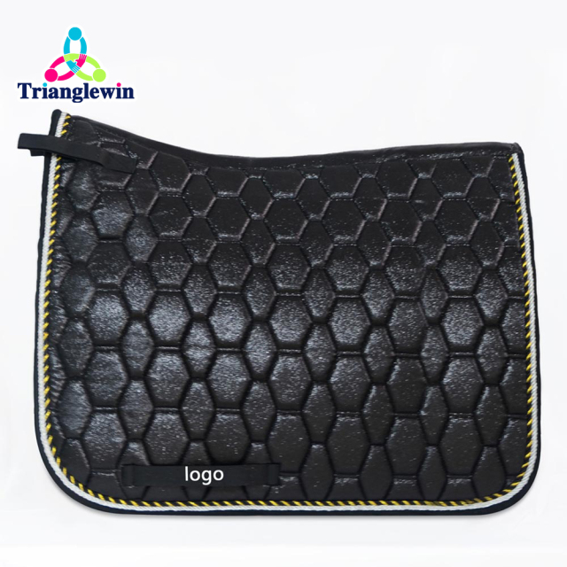 Custom Saddle pad Equestrian Saddle pad Breathable Horse Blanket Western Saddle Blanket For Horse Riding / Trianglewin