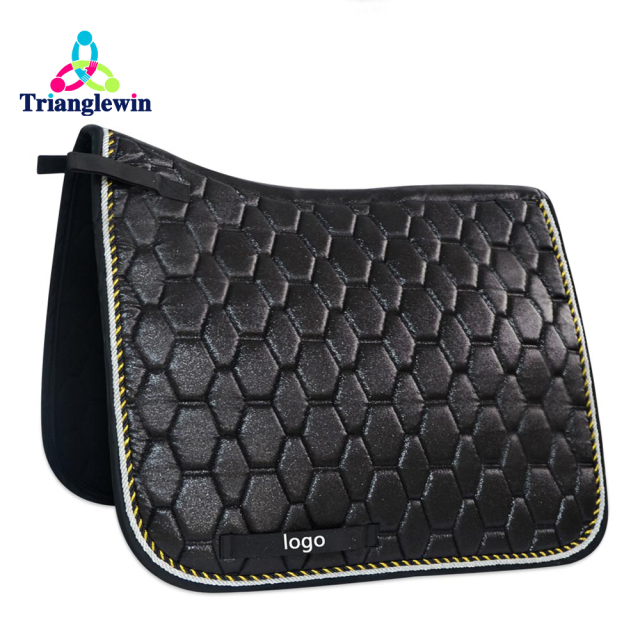 Custom Saddle pad Equestrian Saddle pad Breathable Horse Blanket Western Saddle Blanket For Horse Riding / Trianglewin