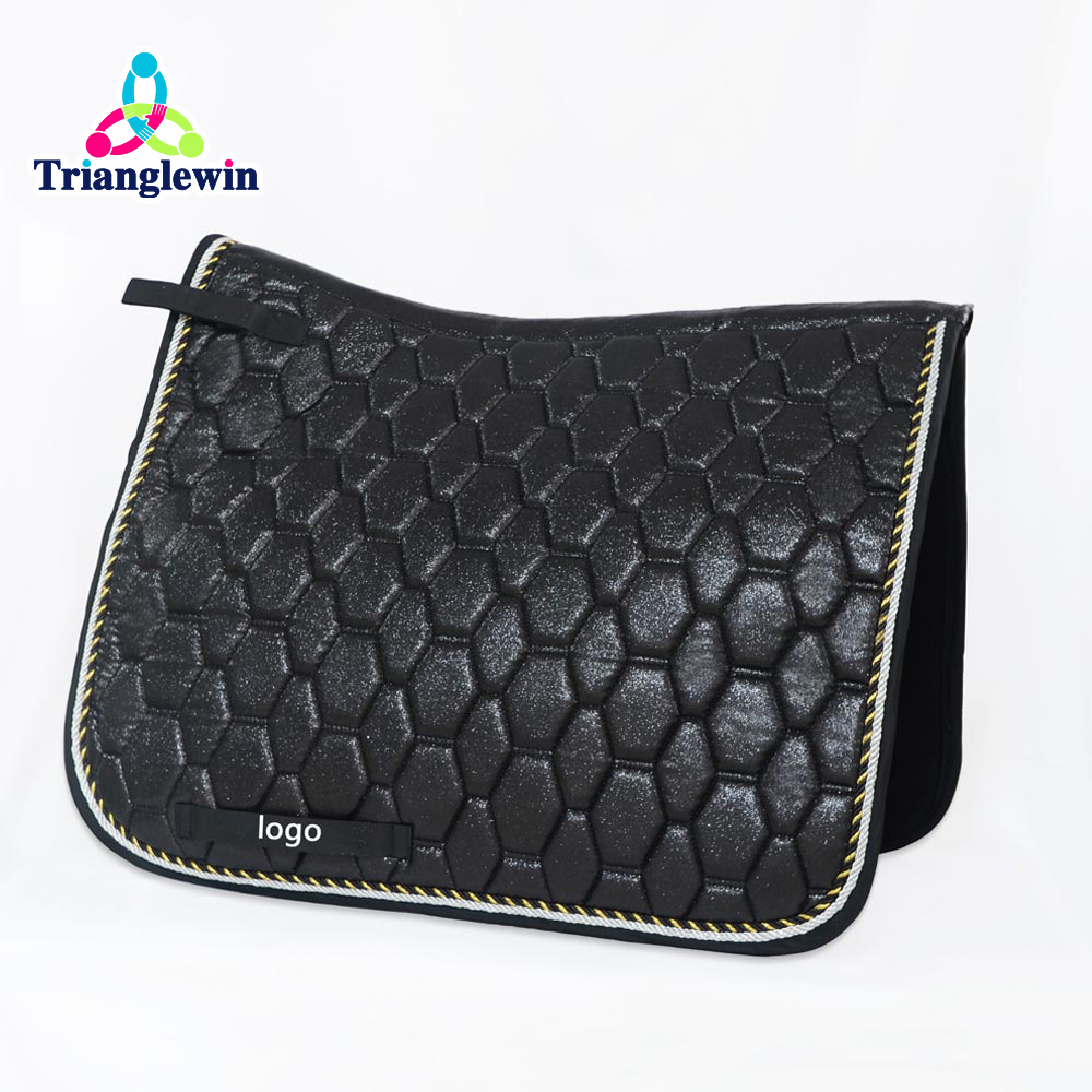 Custom Saddle pad Equestrian Saddle pad Breathable Horse Blanket Western Saddle Blanket For Horse Riding / Trianglewin