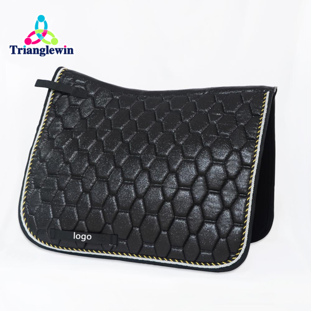 Custom Saddle pad Equestrian Saddle pad Breathable Horse Blanket Western Saddle Blanket For Horse Riding / Trianglewin