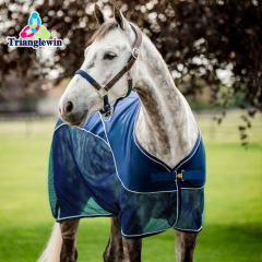 Breathable Mesh Horse Rug Lightweight Summer Cover and waterproof All-Weather Protection Winter Fleece Lining