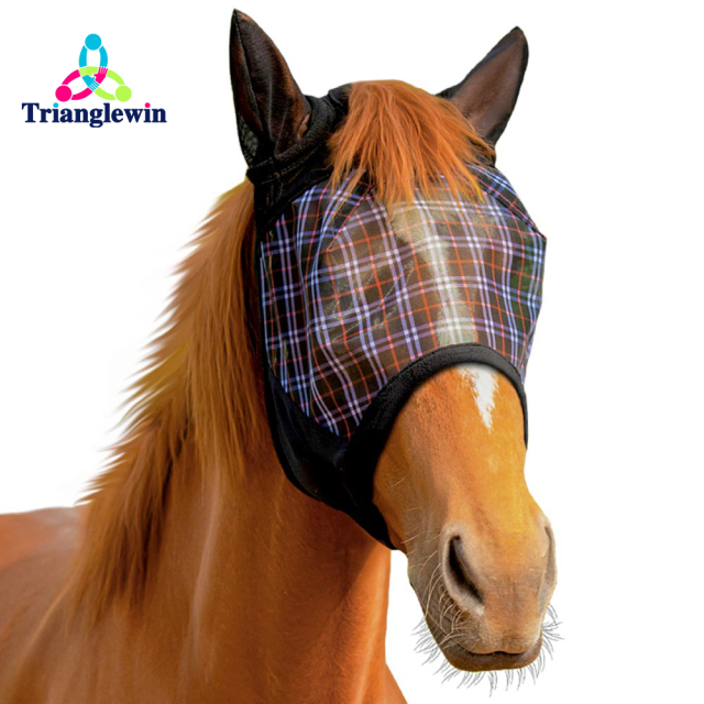 Custom Mesh Horse Fly Mask with Ears / Horse Masks / Mesh Fly Mask