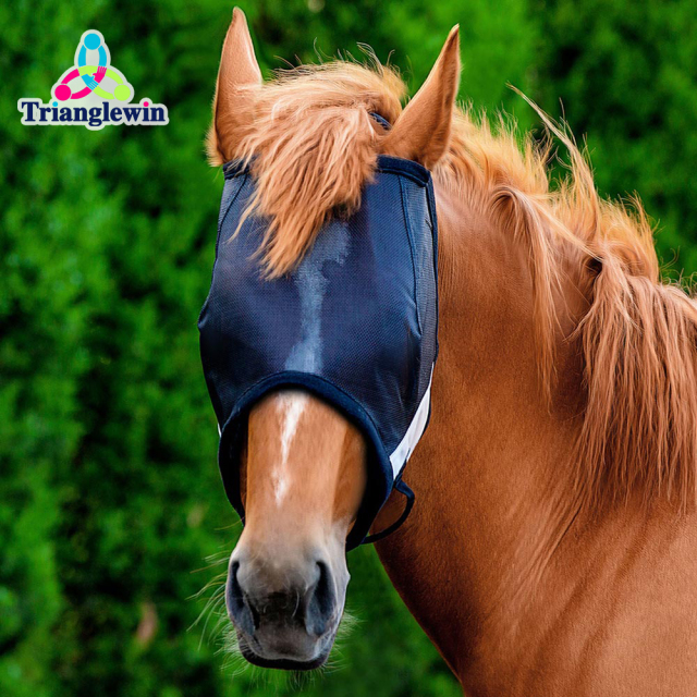 Professional Manufacturer Horse Riding Products Horse Fly Veils / Custom Fly Mask For Horses