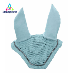 Trianglewin Hobby Horse Fly Hood / Horse Accessories / Custom Made Hoods with ears / Horse Fly veils