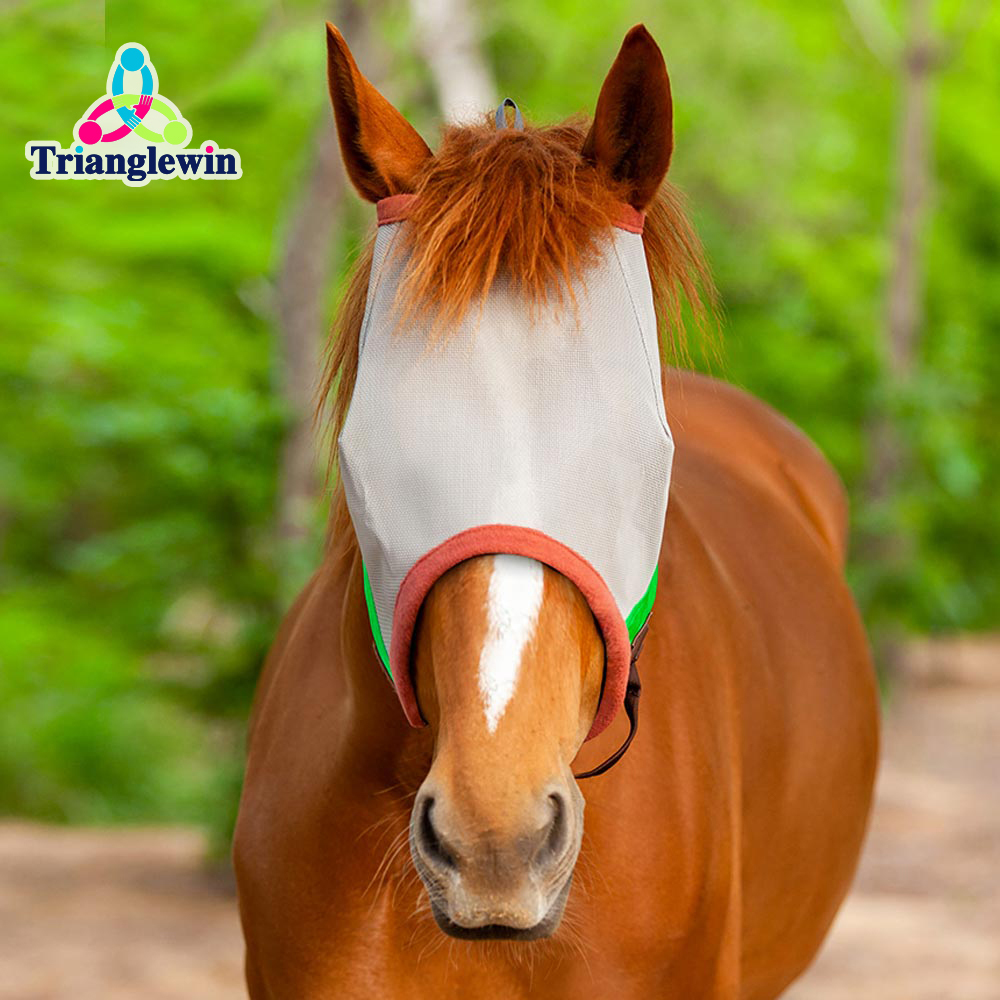 Professional Manufacturer Horse Riding Products Horse Fly Veils / Custom Fly Mask For Horses