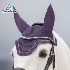 Trianglewin Hobby Horse Fly Hood / Horse Accessories / Custom Made Hoods with ears / Horse Fly veils