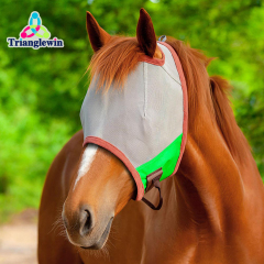 Professional Manufacturer Horse Riding Products Horse Fly Veils / Custom Fly Mask For Horses