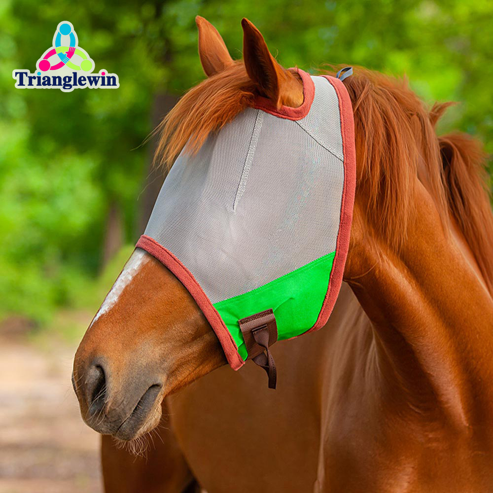 Professional Manufacturer Horse Riding Products Horse Fly Veils / Custom Fly Mask For Horses